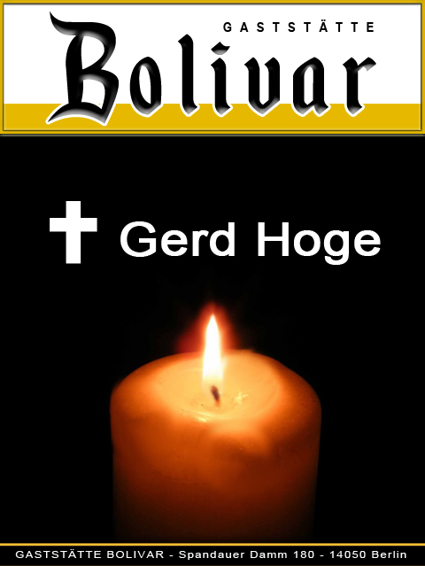Nachruf auf Gerd Hoge