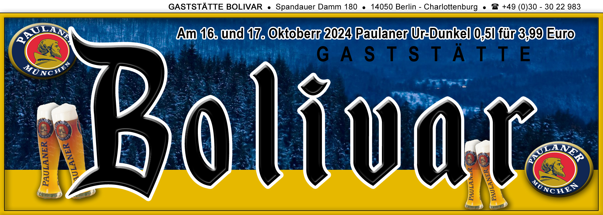 Angebot am 16 und 17 Oktober 2024 - Paulaner Ur-Dunkel 0,5L