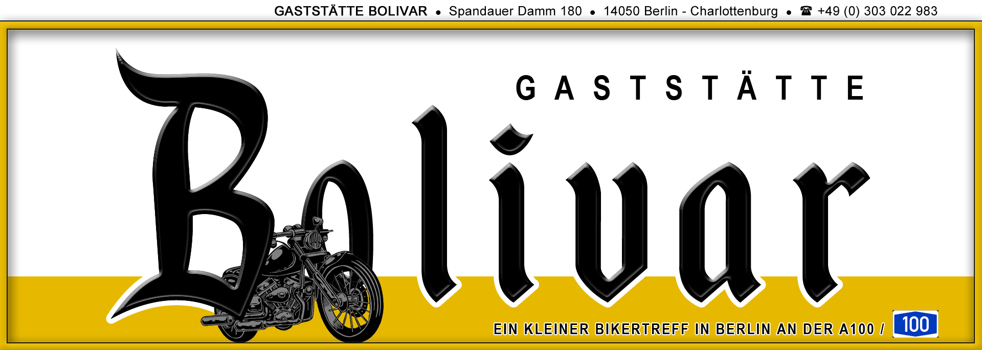 Bikerin und Biker aus Berlin - Brandenburg treffen sich in der Saison 2024 in Berlin Charlottenburg an der A100 - nahe der Avus