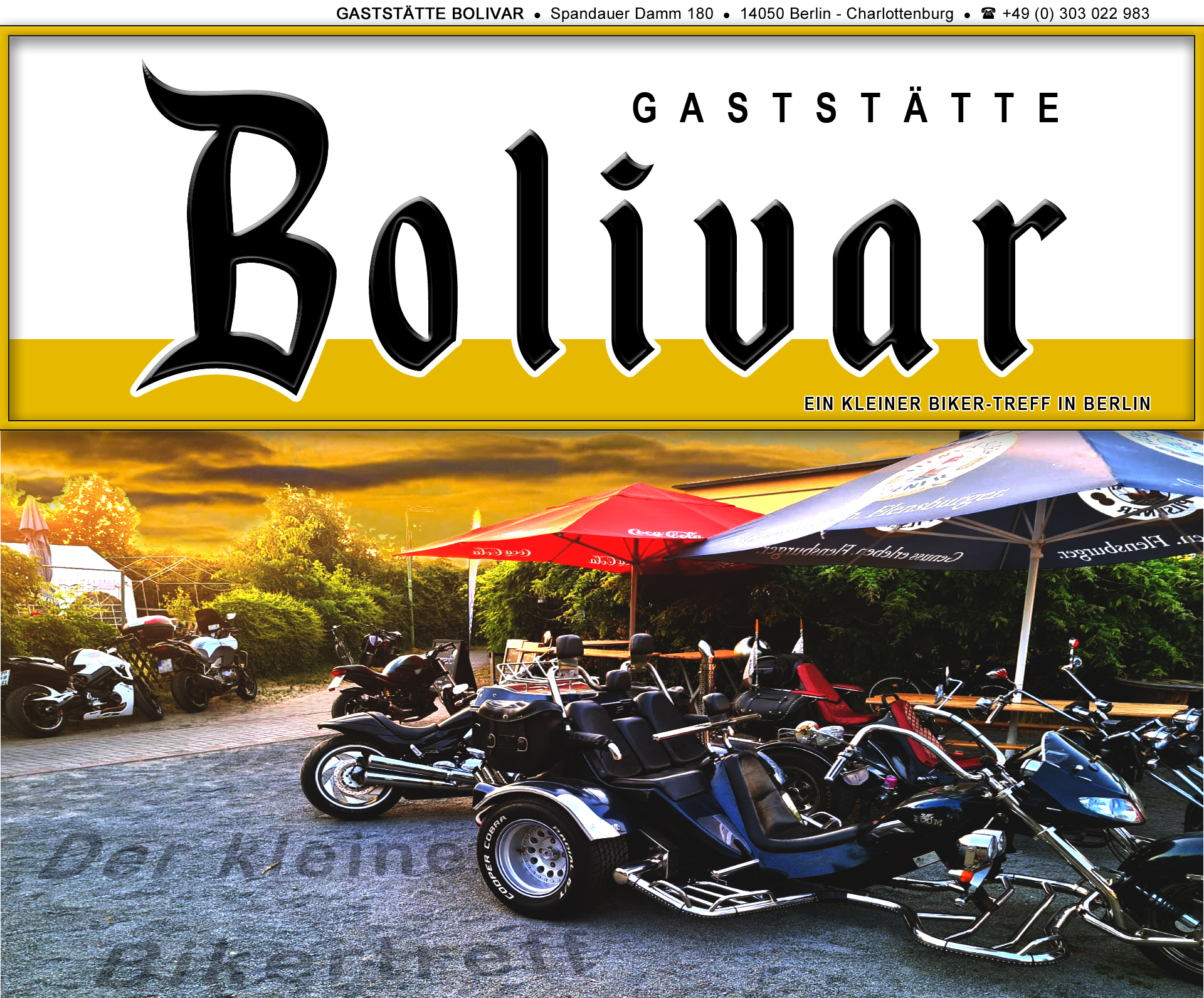 bolivar-berlin-charlottenburg-biker-bikerin-treff-a100-avus-treffpunkt-biergarten-imbiss-gaststaette-lokal-kaffee-kuchen-spandau